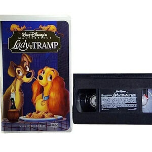 Walt Disney Masterpiece LADY AND THE TRAMP VHS TAPE VINTAGE 90'S